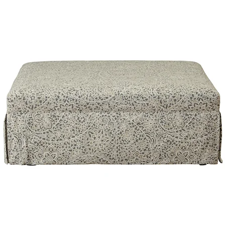 Skirted Cocktail Ottoman